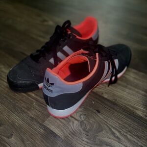 Adidas Black and Orange Athletic Shoes